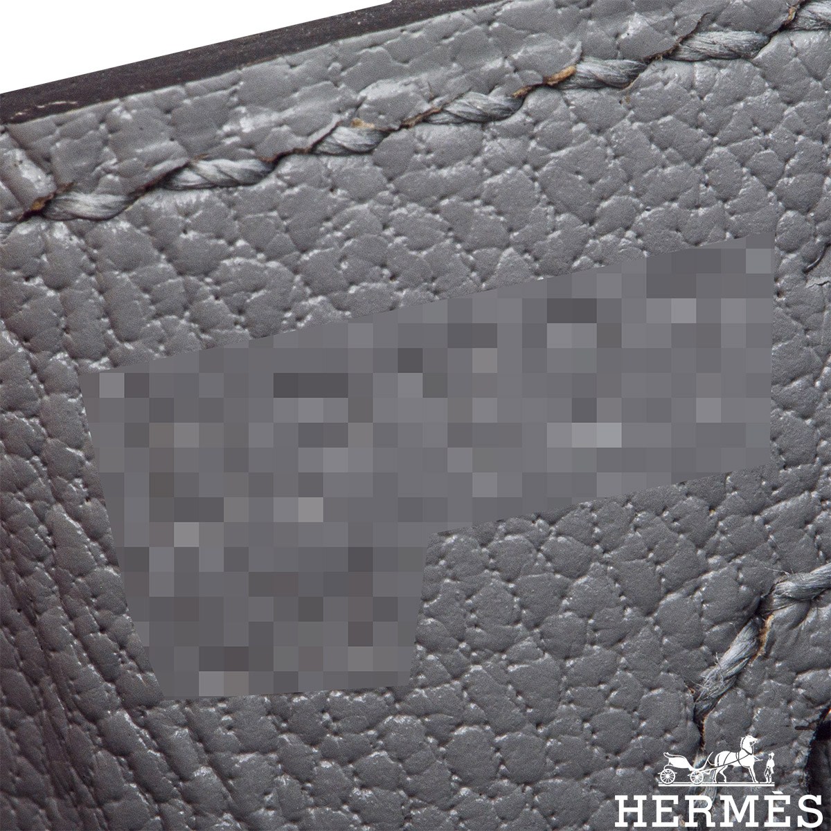 Hermes Kelly 32 Retourné Gris Mouette Togo Palladium Hardware #X